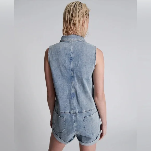 Free People x One Teaspoon Hendrixe Mini Braxton Jumpsuit Size Medium - Picture 3 of 9